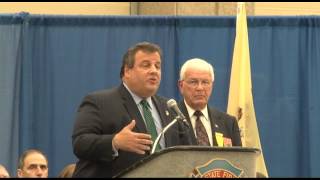 Governor Christie To Firefighters Thats The Deal We Made And Thats The Deal Im Going To Keep [upl. by Blatt367]