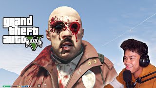 Playing as a ZOMBIE sa GTA 5  Billionaire City RP [upl. by Lleuqram619]