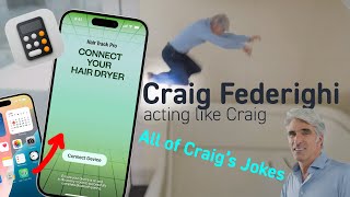 1 min of Craig Federighi being Craig WWDC 2024 [upl. by Surtemed]