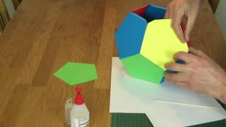 Large Paper Dodecahedron Tutorial [upl. by Gnouc]