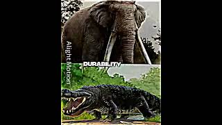 Palaeoloxodon vs Deinosuchus shorts [upl. by Rudwik]