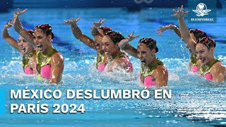 El equipo mexicano de natación artística en París 2024 tuvo una participación y cierre histórico [upl. by Thaddaus18]