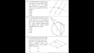 Simulare EN matematică Şcoala 79  mai 2024  Sub I şi II [upl. by Sihtnyc110]