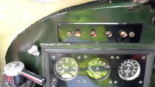 close up view of drivers controls and cab interior of Deltic D9009 quotAlycidonquot [upl. by Althee602]