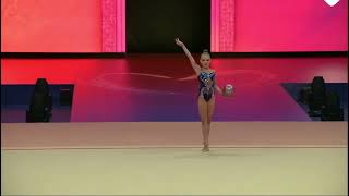 Stiliana Nikolova BUL Ball Qualification 40th FIG Rhythmic Gymnastics World Championships 2023 [upl. by Anoed242]