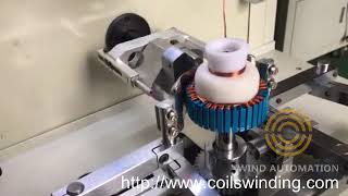 Outrunner Brushless stator winding machine for drone aircraft model motors Wind Automation [upl. by Garretson]