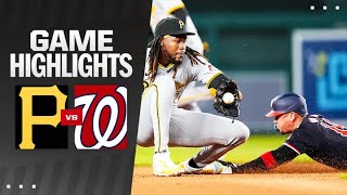 Pirates vs Nationals Game Highlights 4324  MLB Highlights [upl. by Mafalda]