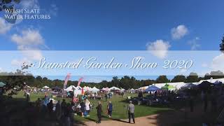 Stansted Garden Show 2020 Event Diary Vlog by Welsh Slate Water Features [upl. by Etnahsa206]