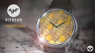 Vitreum Honeycomb unboxing artisinal enamel dial watch [upl. by Russ]