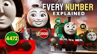 EVERY Number in Thomas amp Friends Explained [upl. by Detta]