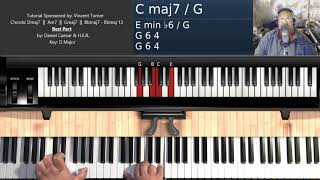 Best Part by Daniel Caesar amp HER  Piano Tutorial [upl. by Ocsicnarf]