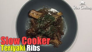 Slow Cooker Teriyaki Ribs [upl. by Novrej]