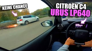 Ich TESTE den Citroën C4 Lambo URUS in der LP 640PSEdition  Chabo [upl. by Ewart247]