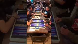 INCREDIBLE Turnout at the Backgammon Tournament 🎲🎲 [upl. by Spatola]