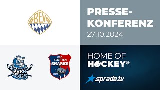 27102024  Pressekonferenz  HC Landsberg Riverkings vs ESC Kempten [upl. by Acie80]