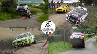 CRAZY BIG JUMP amp MISTAKES Ypres Rally 2024 HD [upl. by Erlina424]