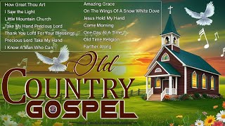 Best Old Gospel Songs  Including Beautiful Nature Images  Inspirational Country Gospel Songs 2024 [upl. by Ahsekat932]