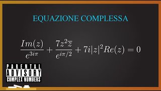 Esercizi desame svolti  ANALISI 1 equazione complessa con modulo e complesso coniugato [upl. by Adni230]