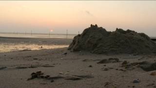 Sommeranfang Sonnenaufgang über der Nordsee bei Hooksiel [upl. by Stock434]