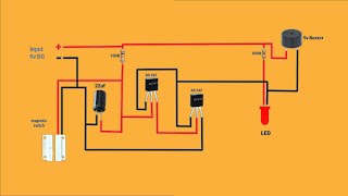 Door security alarm [upl. by Worth]