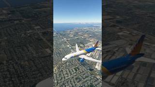 MSFS  Allegiant Airlines A320neo on approach into Salt Lake City Utah  Ultra Graphics [upl. by Mayor]