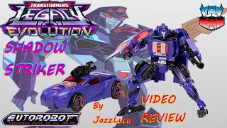 SHADOW STRIKER Transformers Generations LEGACY EVOLUTION Cyberverse Deluxe Video review ITA [upl. by Aliak]