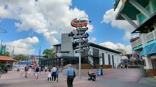 Walking around CityWalk at Universal Orlando Resort day 4K [upl. by Letnuhs]