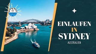 AIDA Weltreise 2023  Live  Einlaufen in Sydney [upl. by Shoshanna386]