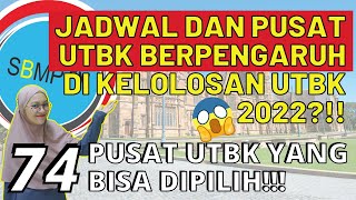 PEMILIHAN JADWAL DAN PUSAT UTBK 2022 APAKAH BERPENGARUH DI KELOLOSAN UTBKSBMPTN 2022 WAJIB TAU [upl. by Ecnahoy]