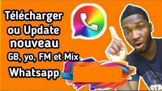 Men koman pou telechaje e up date tout whatsapp GBwhatsap yo fmwhatsapp e mixwhatsapp [upl. by Nnylirej766]