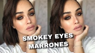 Smokey eyes en DOS PASOS  CeciAroneMkup [upl. by Maddis]