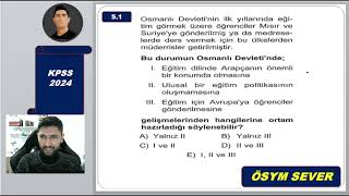 KPSS Tarih  Osmanlı Kuruluş Dönemi Soru Çözüm  KPSS Tarih 2024  LisansÖnlisansOrtaöğretim [upl. by Phare303]