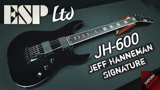 ESP LTD JH600 Jeff Hanneman Signature 2020 H Dagger Inlays Kahler EMG Slayer guitar close up video [upl. by Ivz291]