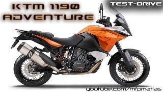 KTM 1190 ADVENTURE  Testdrive RAW [upl. by Nnave120]