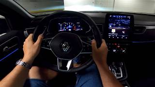 2023 Renault ARKANA TCe 160 Mild Hybrid Night POV Test drive CARiNIK Cool Ambient light [upl. by Normand]