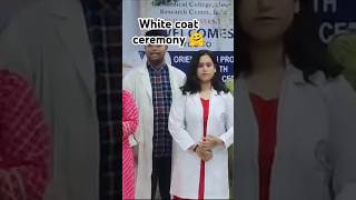 White coat ceremony ❤️🥳 Medical college mbbs shorts [upl. by Notlil419]