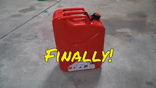 Midwest Can Company Jerry Can Review from Harbor Freight [upl. by Koralie542]