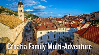 Croatia Family MultiAdventure Tour Video  Backroads [upl. by Etteinotna]