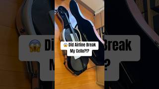 😱Did Airline Break My Cello [upl. by Aihsemaj963]