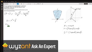 Elliptical paraboloid in spherical coordinates [upl. by Nahtonoj]