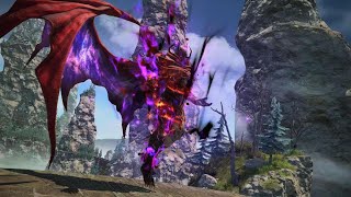 FFXIVNew 63 Trial Rubicante Black Mage POV Mount Ordeals Normal [upl. by Anneres]