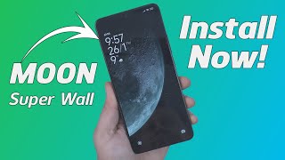 Install HyperOS Moon Super Wallpaper on Xiaomi POCO amp Redmi Phones [upl. by Iamhaj]