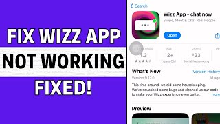 How To Fix Wizz App Not Working [upl. by Studnia]