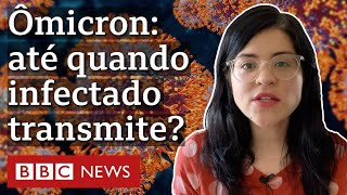 Ômicron quando uma pessoa infectada deixa de transmitir covid com ou sem sintomas [upl. by Athey820]