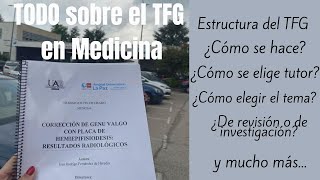 Todo sobre el TFG en Medicina  Medicina con Inés [upl. by Hax]