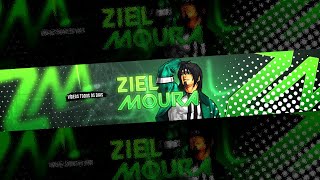 Como Fazer BANNER Para Canal No Youtube [upl. by Airemat707]