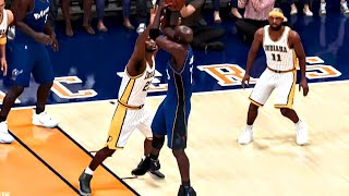 NBA 2K  Michael Jordan Highlights 27 PTS 12 REB amp 3 BLK vs Pacers [upl. by Eneliak]