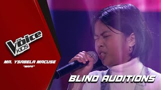 The Voice Kids Ma Ysabela Macuse performs Mapa Blind Auditions [upl. by Palila]