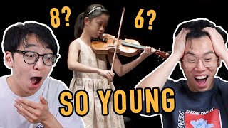 TwoSetViolin Archive  Professional Violinists Guess the Age of Violin Prodigies pt 2 [upl. by Aidul80]