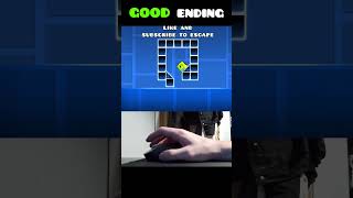 Geometry Dash Cube Trap GOOD Ending 😂 shorts [upl. by Anayeek]